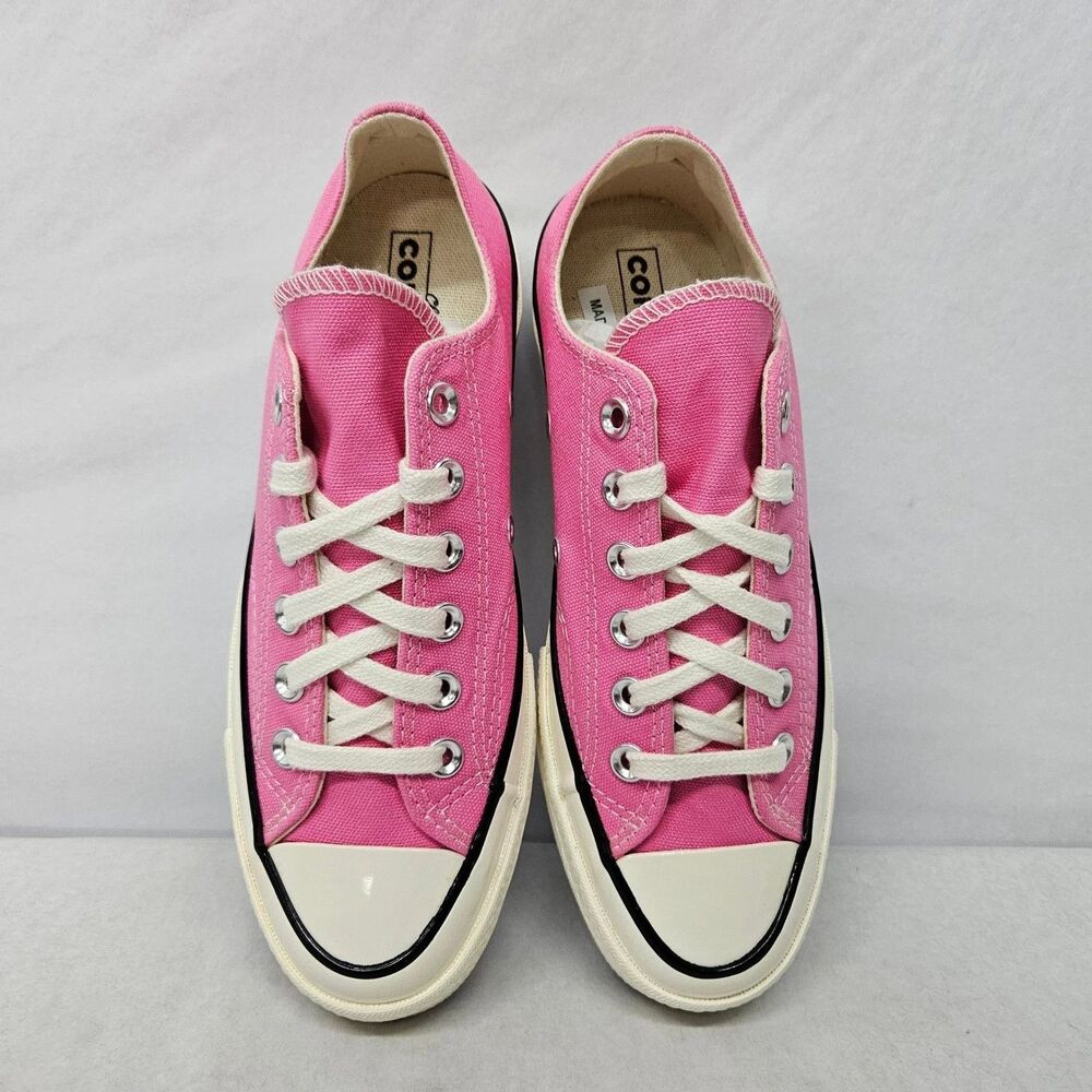 Converse Chuck 70 Oxford Shoes A08138F Pink Egret Black Women's Size 6.5 - Picture 4 of 6